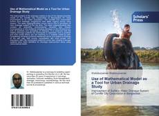 Buchcover von Use of Mathematical Model as a Tool for Urban Drainage Study