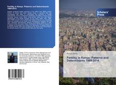 Buchcover von Fertility in Kenya: Patterns and Determinants 1989-2014