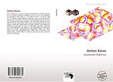 Buchcover von Anton Karas