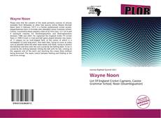 Couverture de Wayne Noon