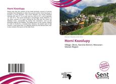 Bookcover of Horní Kozolupy