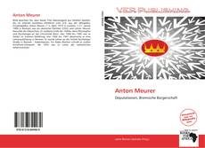 Couverture de Anton Meurer