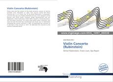 Violin Concerto (Rubinstein)的封面