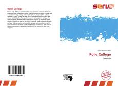 Bookcover of Rolle College