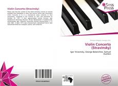 Portada del libro de Violin Concerto (Stravinsky)