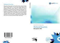 Portada del libro de Rolland Courbis