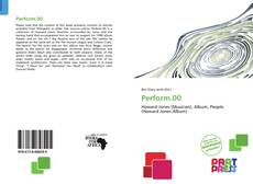 Bookcover of Perform.00