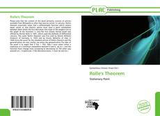 Bookcover of Rolle's Theorem