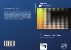 Buchcover von Performance 2007 Tour