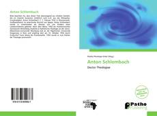 Bookcover of Anton Schlembach