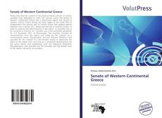 Copertina di Senate of Western Continental Greece