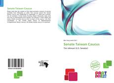 Bookcover of Senate Taiwan Caucus