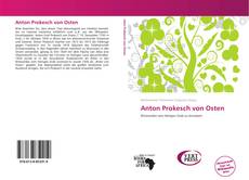 Bookcover of Anton Prokesch von Osten