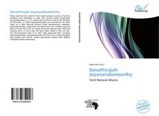 Capa do livro de Senathirajah Jeyanandamoorthy 