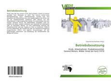 Bookcover of Betriebsbesetzung