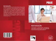 Bookcover of Betriebsbuße