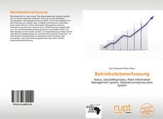 Buchcover von Betriebsdatenerfassung