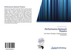 Capa do livro de Performance Network Theatre 