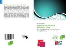 Bookcover of Performance Based Research Fund