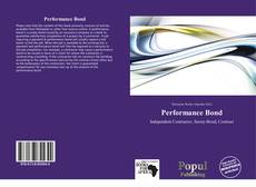 Capa do livro de Performance Bond 