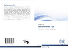 Copertina di Performance Fee