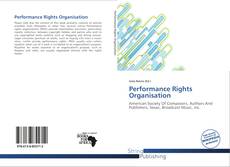 Copertina di Performance Rights Organisation