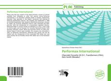 Capa do livro de Performax International 