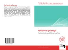 Capa do livro de Performing Garage 