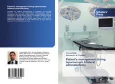 Buchcover von Patient's management during laparoscopic bilateral adrenalectomy