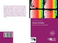 Buchcover von Anton Schaller