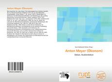 Bookcover of Anton Meyer (Ökonom)