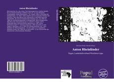 Portada del libro de Anton Rheinländer