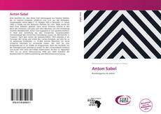 Anton Sabel kitap kapağı