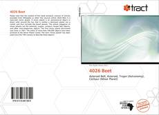 Bookcover of 4026 Beet