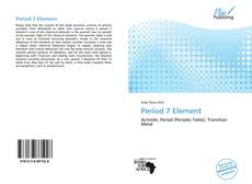 Bookcover of Period 7 Element