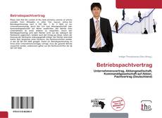 Capa do livro de Betriebspachtvertrag 