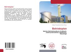 Capa do livro de Betriebsplan 