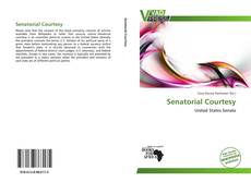 Portada del libro de Senatorial Courtesy