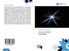 Bookcover of Anton Waller