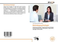 Capa do livro de Betriebspsychologie 