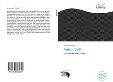 Portada del libro de Anton Voß