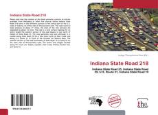 Indiana State Road 218 kitap kapağı