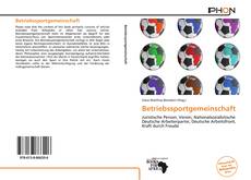 Bookcover of Betriebssportgemeinschaft