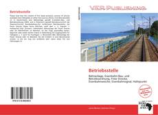 Portada del libro de Betriebsstelle