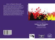 Portada del libro de Anton von Dejanicz-Gliszczynski