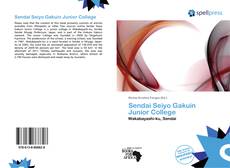 Bookcover of Sendai Seiyo Gakuin Junior College