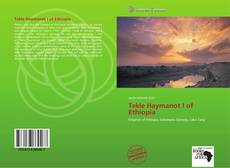 Tekle Haymanot I of Ethiopia kitap kapağı