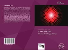 Portada del libro de Anton von Petz