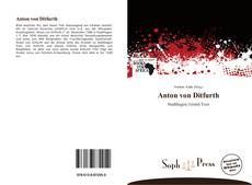 Couverture de Anton von Ditfurth