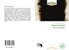 Portada del libro de Antoni Popiel